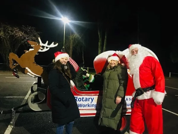 Santa visits Shepperton