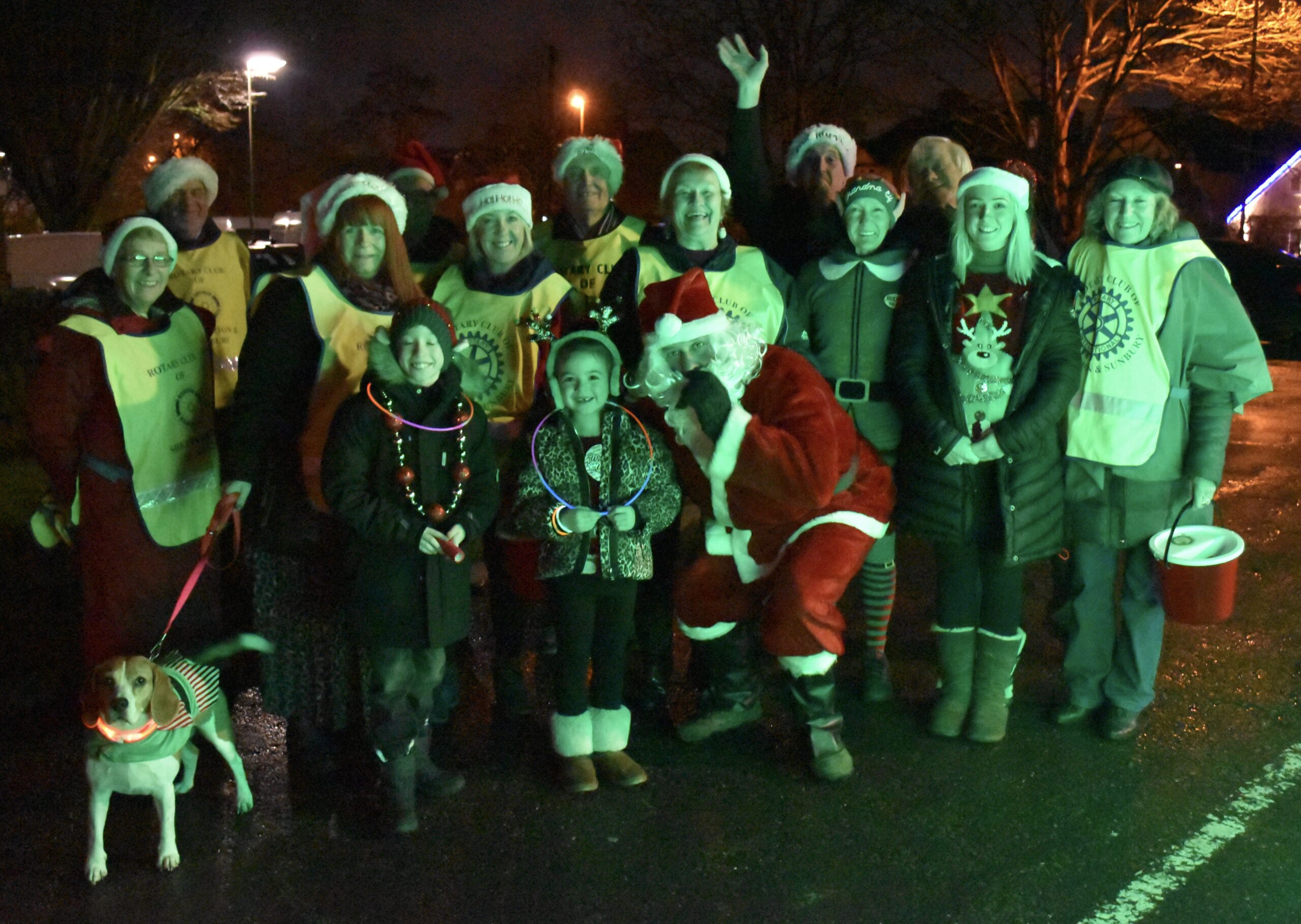 Santa visits Sunbury